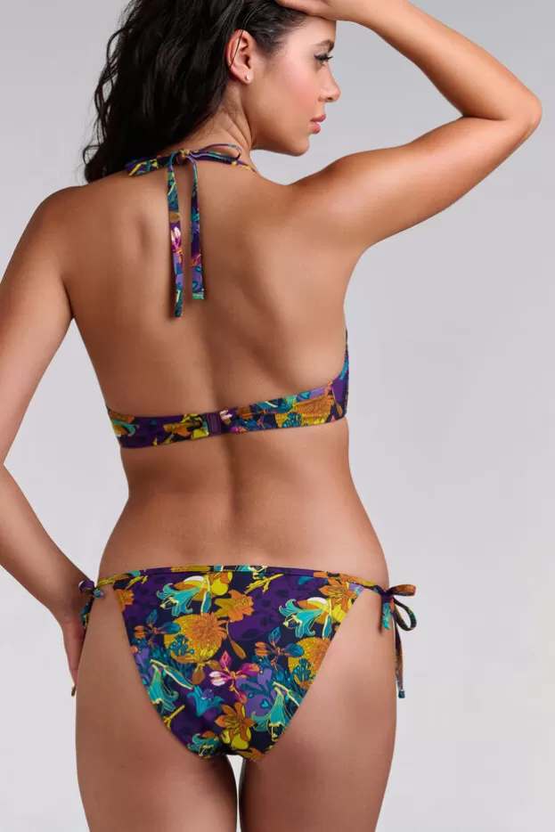 Best Sale Marlies Dekkers Lingerie acapulco tie & bow bikini tanga petuniapurple