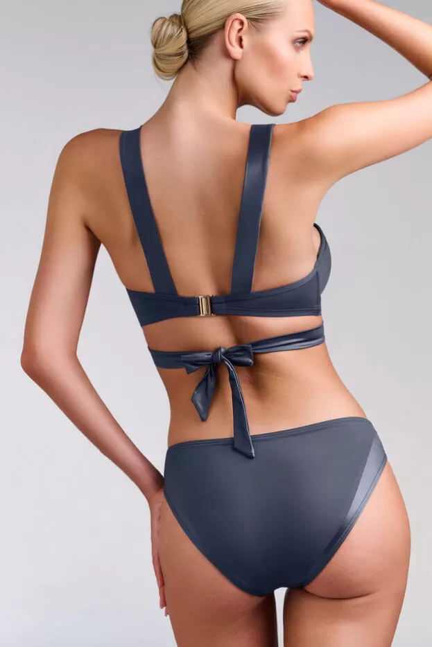 Discount Marlies Dekkers Lingerie cache coeur 5cm slip steelgrey