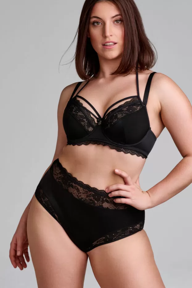 Online Marlies Dekkers Lingerie carita high waist slip blacklaceandsand