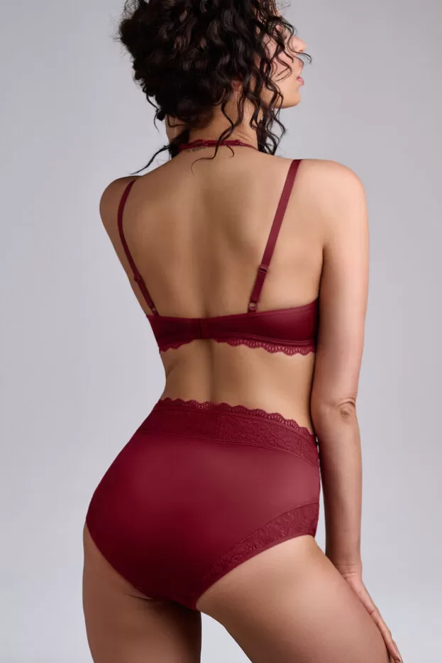 Store Marlies Dekkers Lingerie carita high waist slip cabernetredandlace