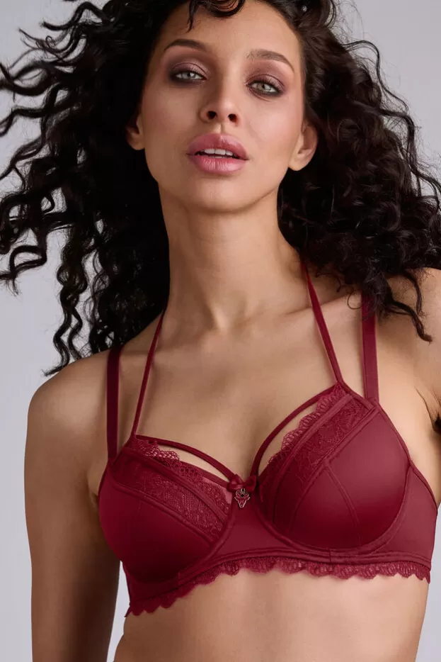 Clearance Marlies Dekkers Lingerie carita soutien-gorge balconnet non rembourré cabernetredandlace