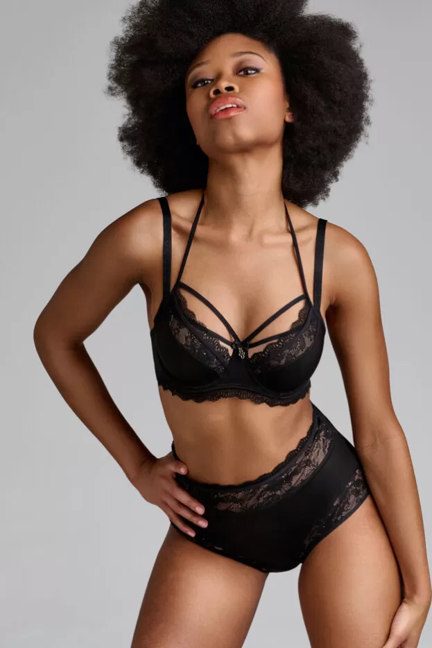 Shop Marlies Dekkers Lingerie carita soutien-gorge balconnet non rembourré blacklaceandsand