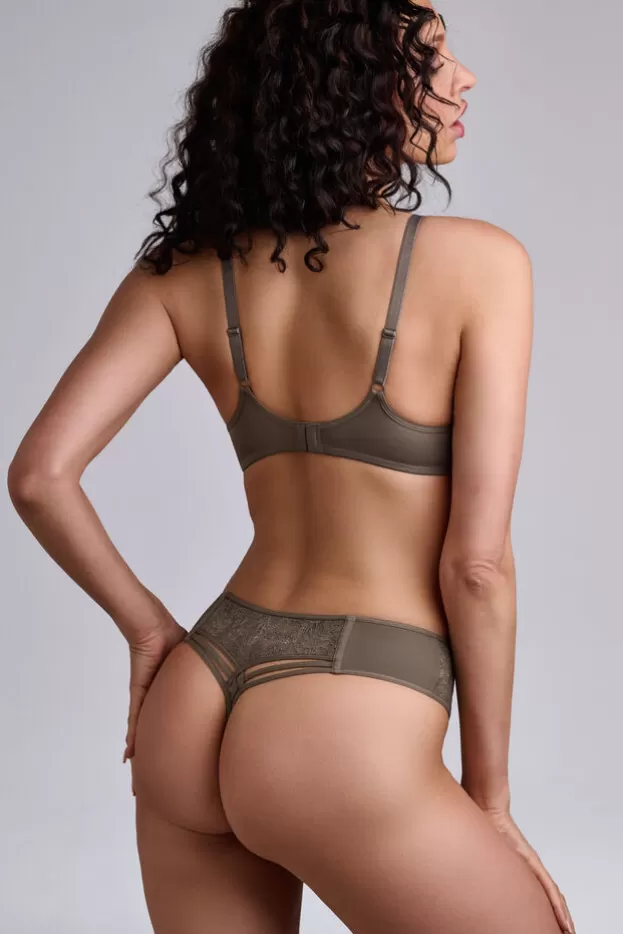 Discount Marlies Dekkers Lingerie dame de paris 7cm string cappuccinobrown
