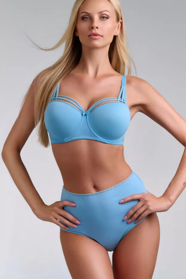 Outlet Marlies Dekkers Lingerie dame de paris culottes taille haute balticseaandgold