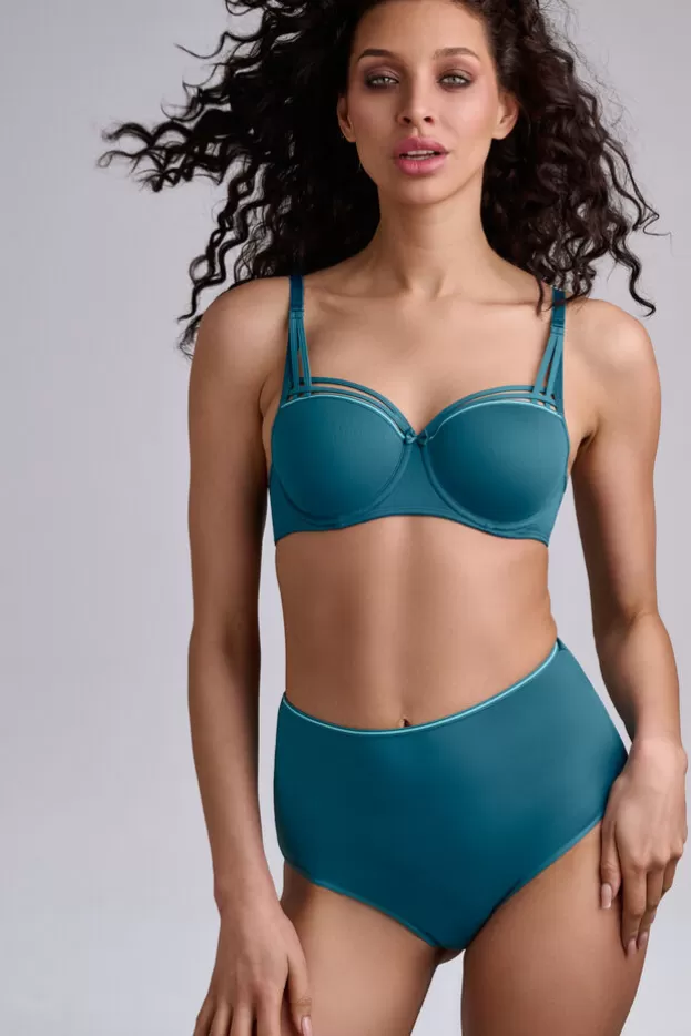 Online Marlies Dekkers Lingerie dame de paris soutien-gorge balconnet petrolandlightblue