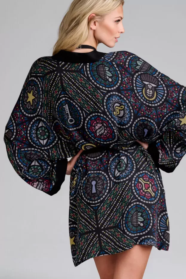 Clearance Marlies Dekkers Lingerie ecclesia kimono stainedglassprint