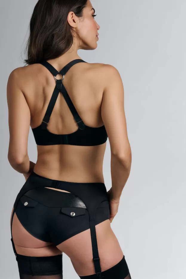Store Marlies Dekkers Lingerie femme fatale jarretelles black