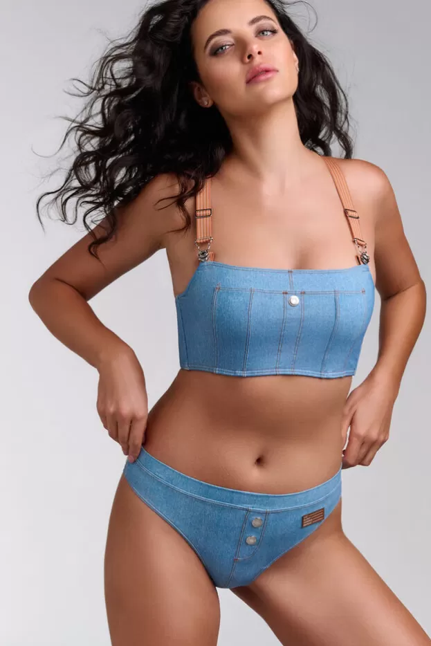 Discount Marlies Dekkers Lingerie gardenista balconnet soutien-gorge denimblue