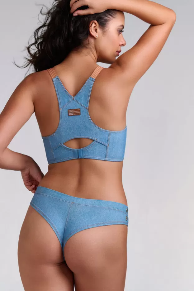 Clearance Marlies Dekkers Lingerie gardenista butterfly slip denimblue