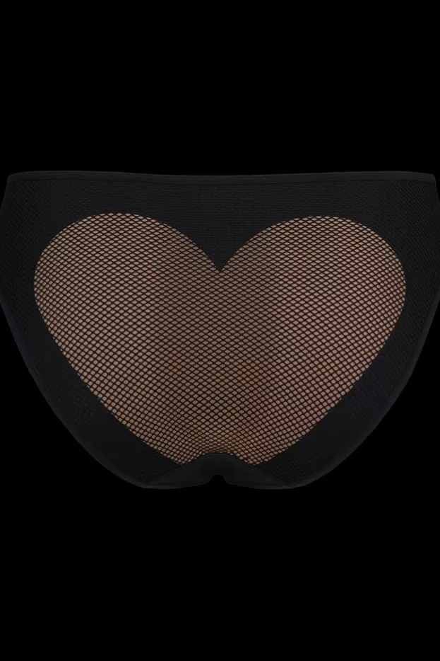 Online Marlies Dekkers Lingerie heartbreaker 5 cm slip blackmeshandsand