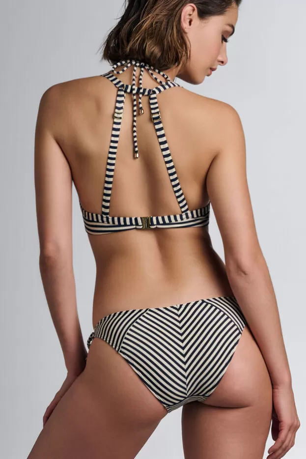 Sale Marlies Dekkers Lingerie holi vintage tie and bow briefs blue-ecru