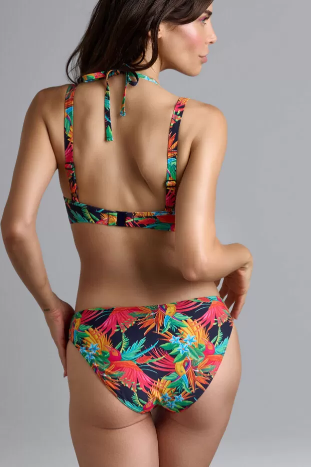 Sale Marlies Dekkers Lingerie hula haka 5 cm slip de bikini rainforestandgold