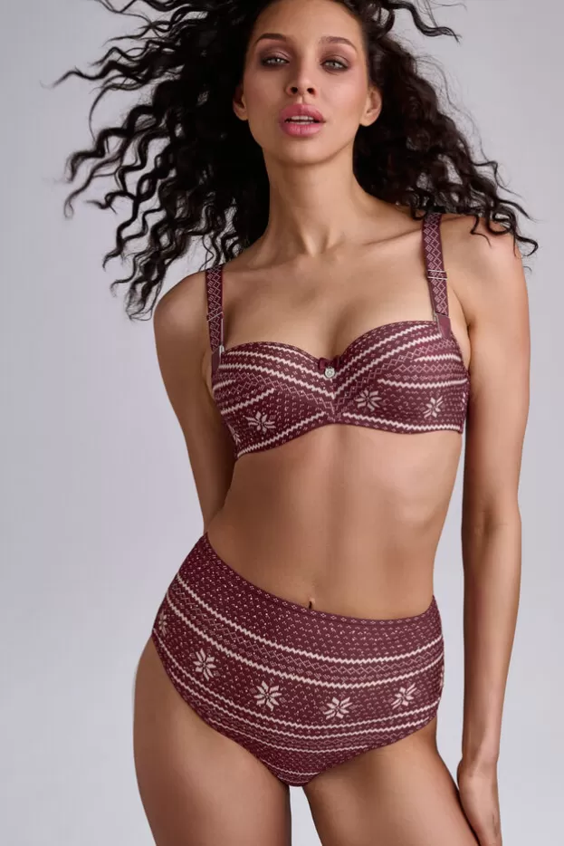 Hot Marlies Dekkers Lingerie polaris balconnet soutien-gorge cabernetredandivory