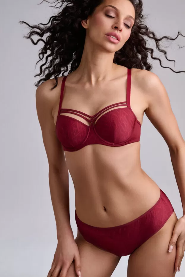 Discount Marlies Dekkers Lingerie seductionbalconnet plongeant soutien-gorge cabernetprint