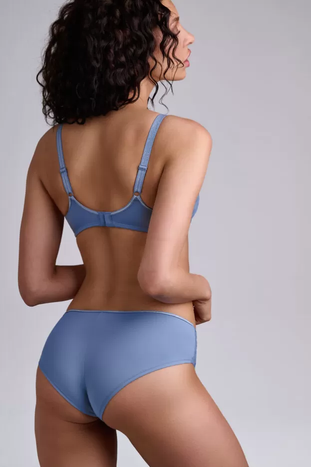 New Marlies Dekkers Lingerie snowflake slip brésilien powderblue