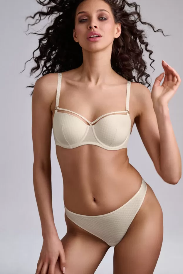 Clearance Marlies Dekkers Lingerie space odyssey 4 cm string checkeredivory