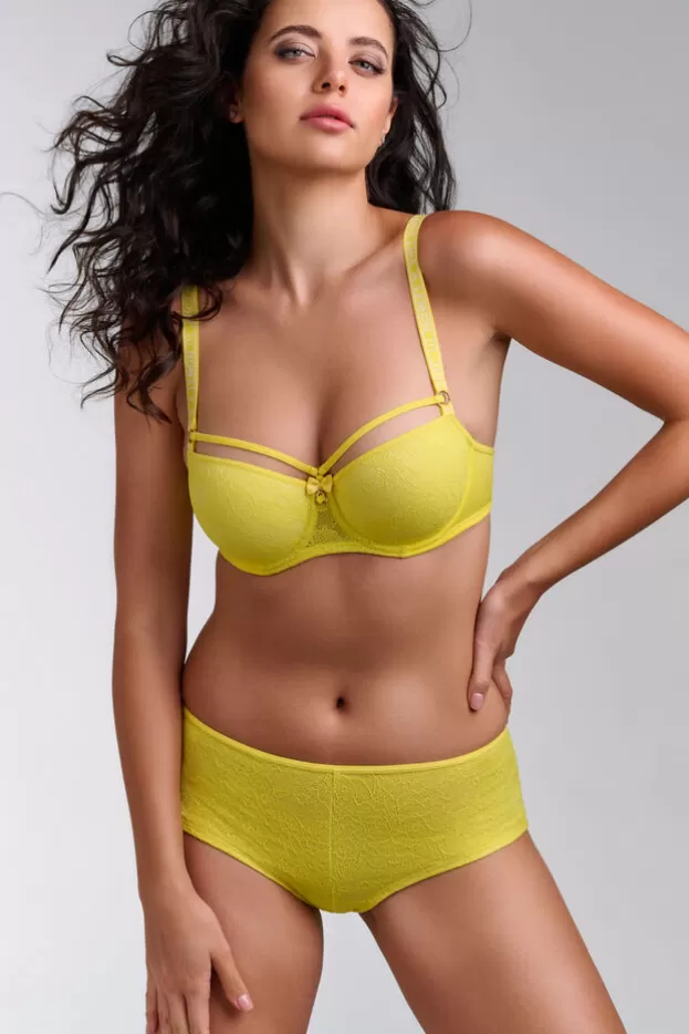 Flash Sale Marlies Dekkers Lingerie space odyssey balcony bra citrusyellowlace