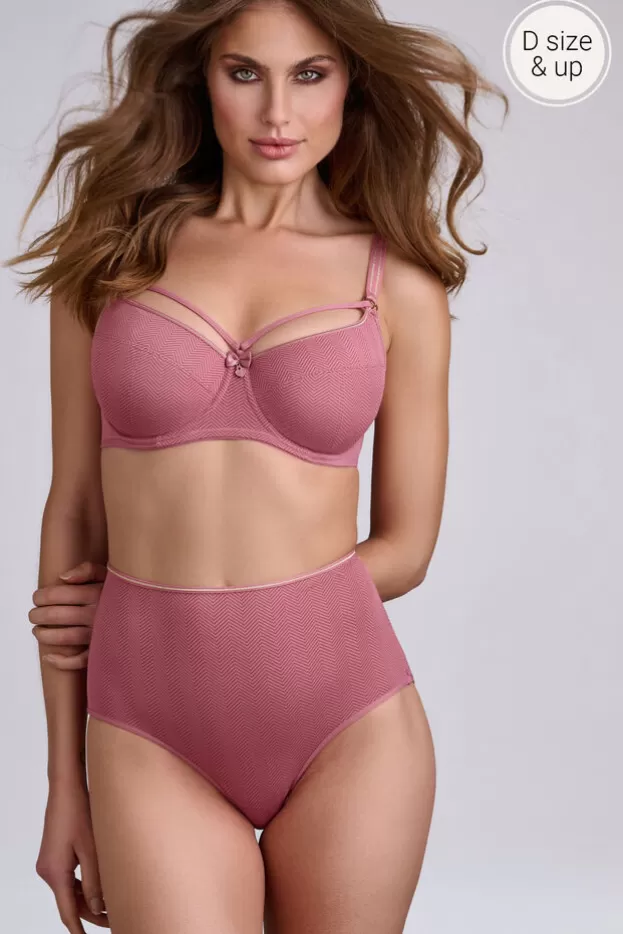 Shop Marlies Dekkers Lingerie space odyssey soutien-gorge balconnet non rembourré roseandgold