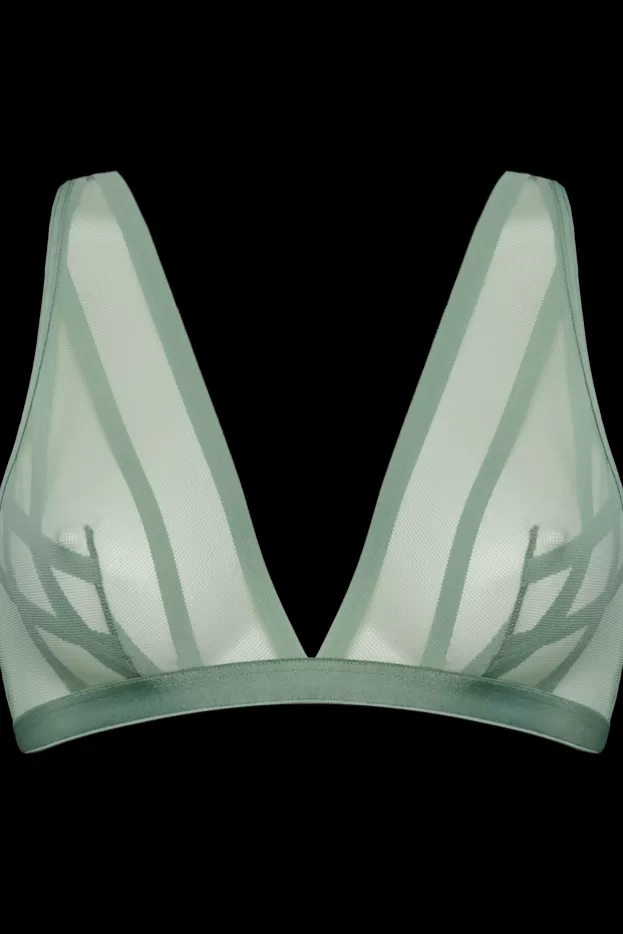 Cheap Marlies Dekkers Lingerie the illusionist bralette sans armature non rembourrée transparentlightgreen
